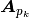 \boldsymbol{A}_{p_k}