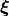 \boldsymbol\xi
