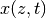 x(z, t)