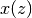 x(z)